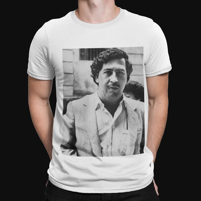 Escobar BW T-Shirt - Cool Narcos  Pablo Cartel Retro Funny Drugs