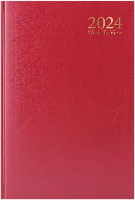 1ABOVE 2024 A5 Week to View Diary | Week to View A5 Planner |60gsm-Paper| Hardb
