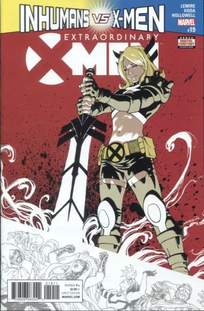 Extraordinary X-Men #19 (2015 Marvel) Jeff Lemire Comic Inhumans Tie-In