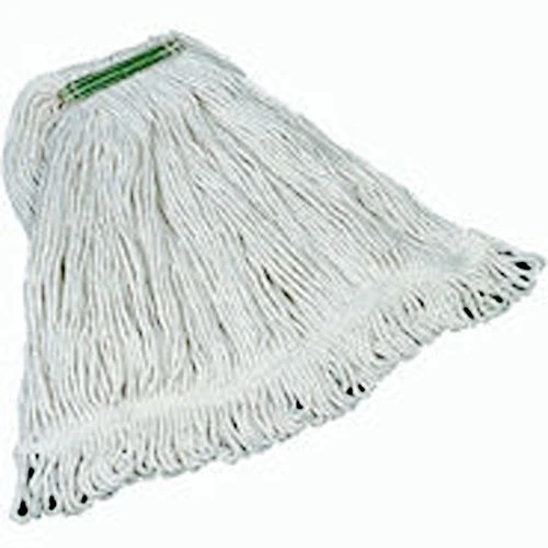 Rubbermaid FGD11206WH00 Super Stitch Medium White Cotton Wet Mop Head