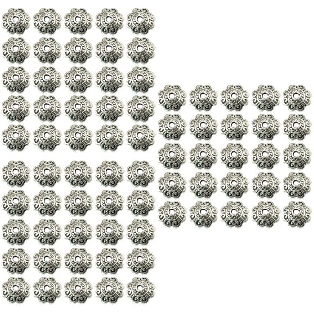 300 Stück Legierung Perle Anhänger DIY Charms Schmuckherstellung Zubehör für 3
