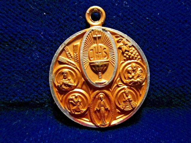 MEDAGLIA MEMORIA DELLA Prima Comunione Miracoloso Sacro Cuore San