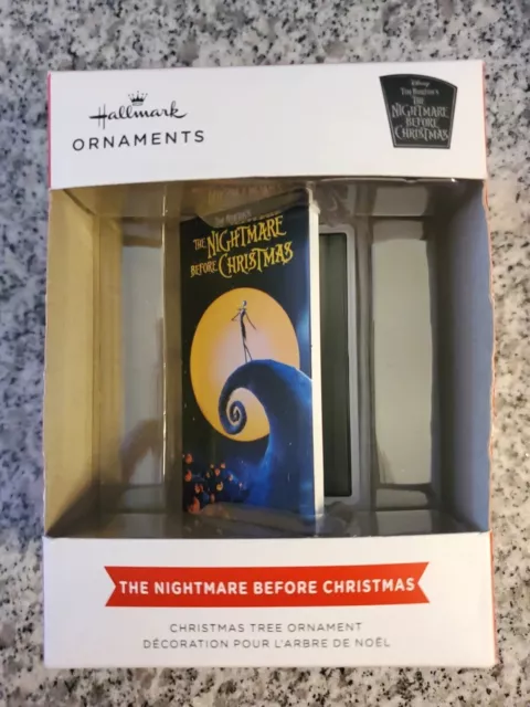 The Nightmare Before Christmas VHS Case Hallmark Ornament