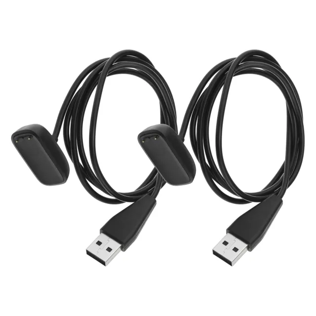 2Pack USB Charging Cables Fitbit Luxe Power Cord Charger Reset Repair 1M