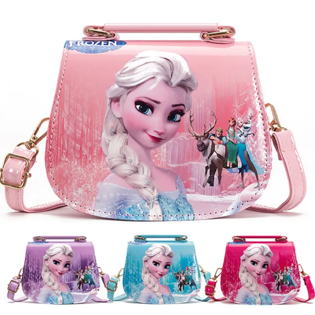 Frozen 2 Elsa Princess Shoulder Bag Kid Girls Fashion Handbag Crossbody Bag Gift