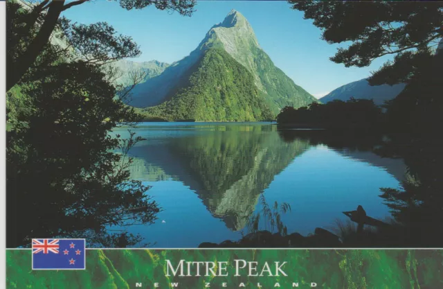 Ansichtskarte: Mitre Peak, Milford Sound, Neuseeland