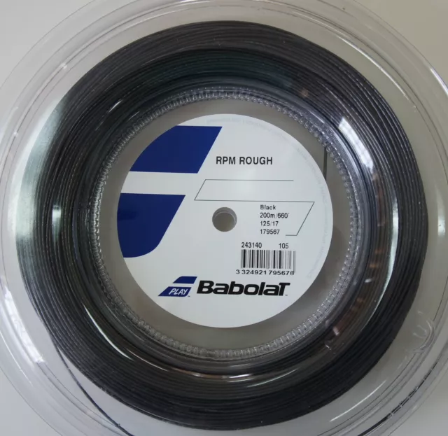 BABOLAT RPM ROUGH 1.30mm Tennis String Reel $279.00 - PicClick AU