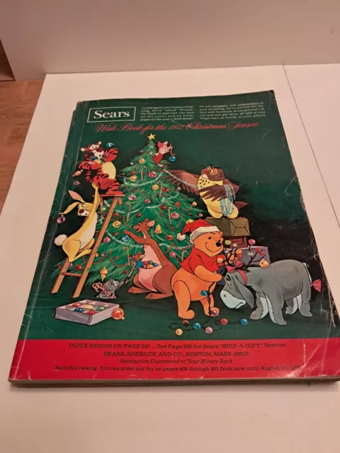 Vintage Sears Catalog  Wish Book For The 1972 Christmas Season