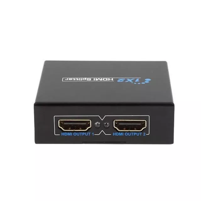 HDMI Splitter Répartiteur 2 Ports 1x2 avec 1 Entrée 2 Sorties 1080p Full HD HDCP 3