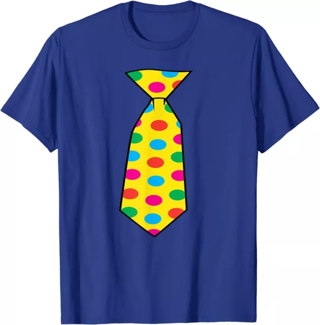 Jumbo Clown Costume Tie Big Polka Dots Halloween Gift Unisex T-Shirt