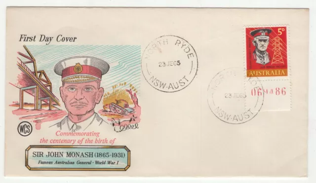 Australia 1965 WCS FDC (Monash) North Ryde CDS