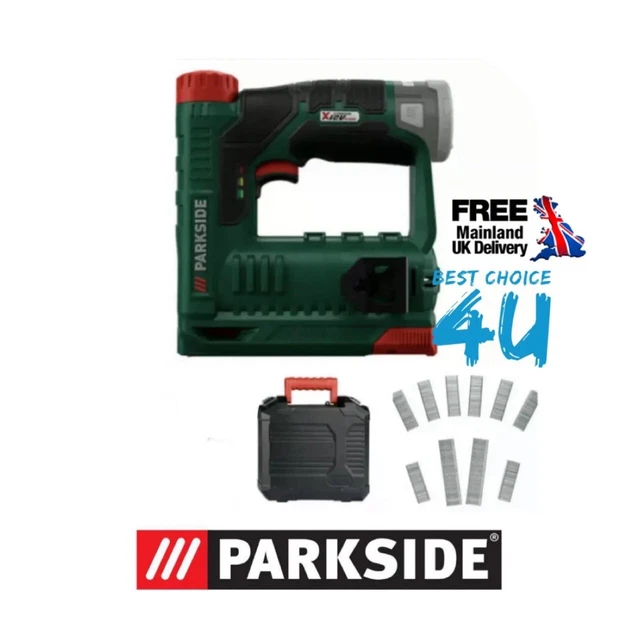 PARKSIDE 12V CORDLESS Nailer Stapler Gun Bare Unit £39.95 PicClick UK