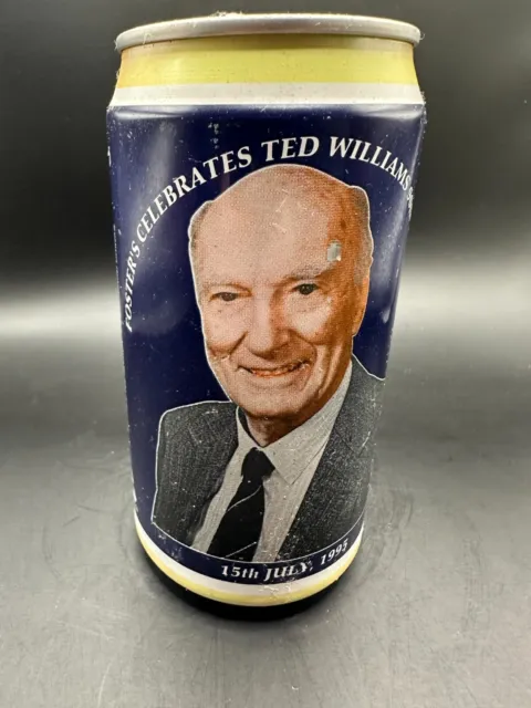 TED WILLIAMS  90th Birthday 375ml beer can