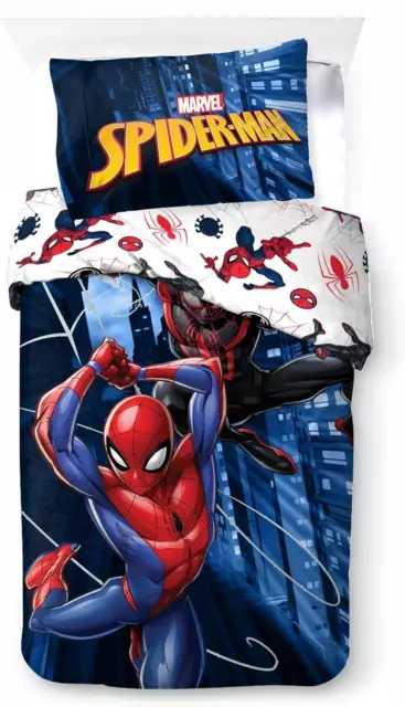 Marvel Spiderman 2 City con Set piumoni pannello singolo miglia