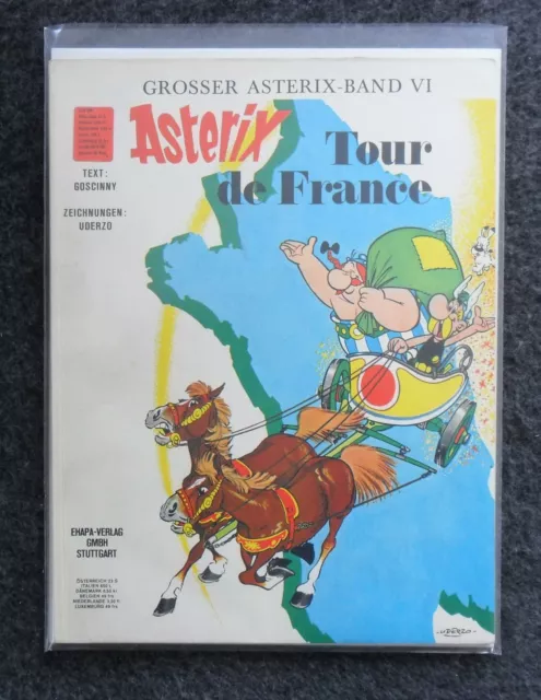 Asterix Nr. 6 Tour De France - Auflage 3,50 DM - Ehapa Verlag - Z. 2