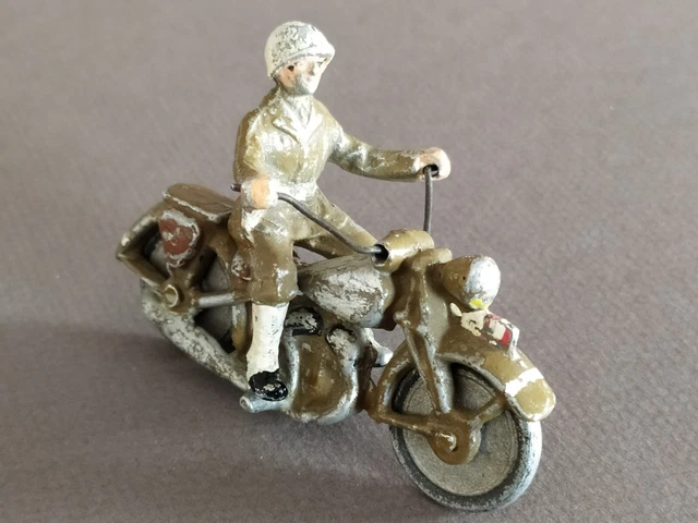 Quiralu Moto Police Militaire Mp  Vintage Aludo Salza Acedo 3