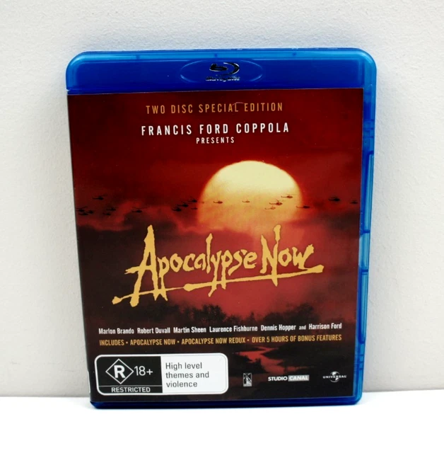 Apocalypse Disc APOCALYPSE NOW BLU Ray Two Disc Special Edition Region B PAL - Free ...