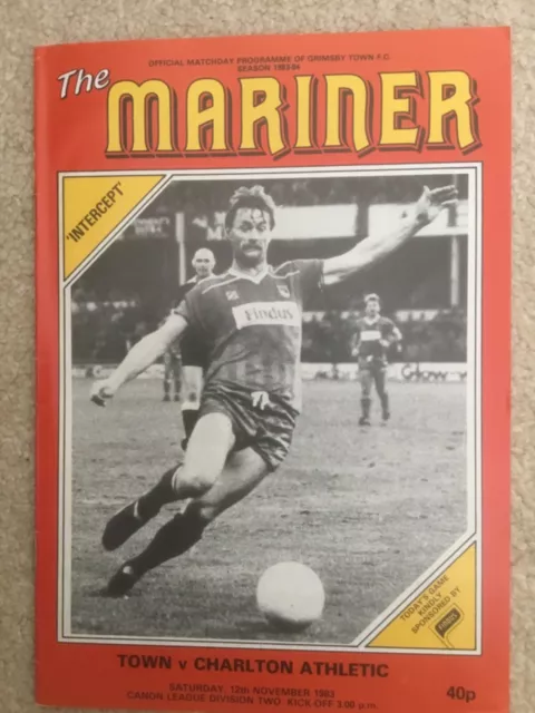 GRIMSBY TOWN v CHARLTON ATHLETIC 1983-1984