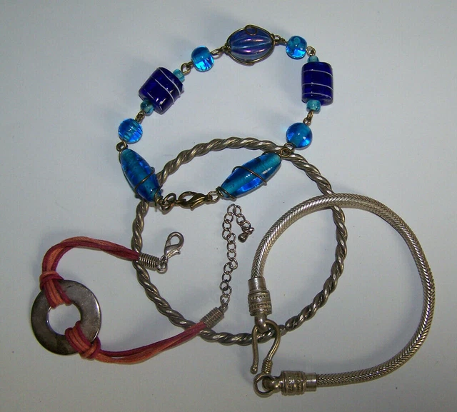 Set De Bracelets Jonc Créateur B.B.Cassia Design Ella Morissa - Métal Doré & Argenté