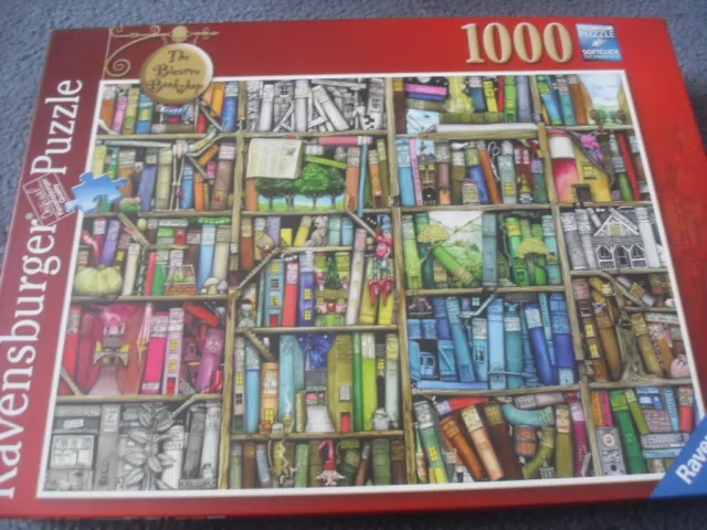 Ravensburger Premium Puzzle - 1000 Piece Jigsaw. The Bizarre Bookshop.