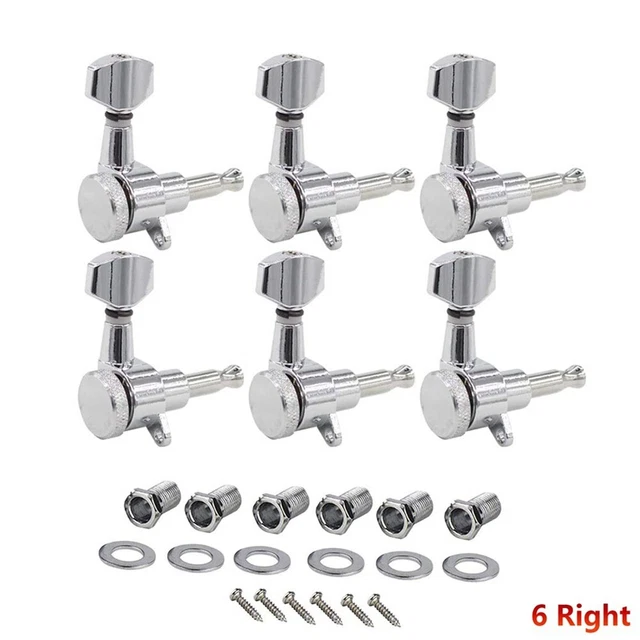 Tout Neuf Guitare de Verrouillage Accordeurs 6-inline Accordeurs Ensemble Tuning