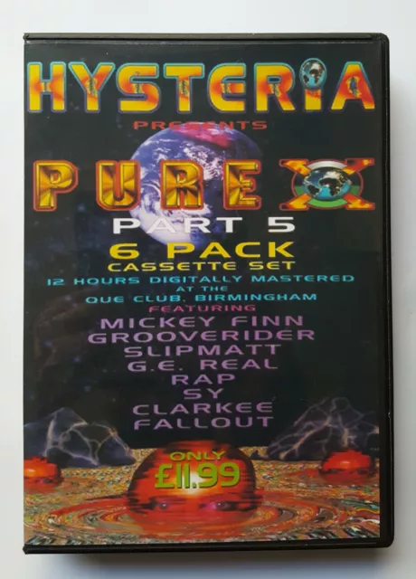 HYSTERIA & PURE X - PART 5 A JOURNEY FOR YOUR MIND (CD PACK) 1994 roast, stush