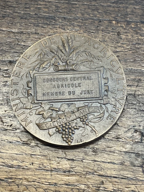Médaille Bronze Ministère Agriculture - Concours Hippique Paris - I132