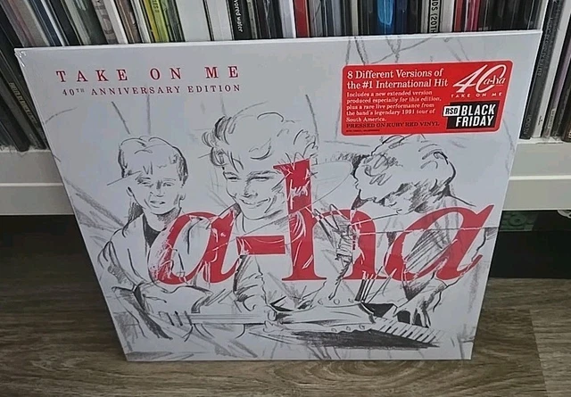 A-HA TAKE ON Me 40th Anniversary EP Red Vinyl RSD Black Friday