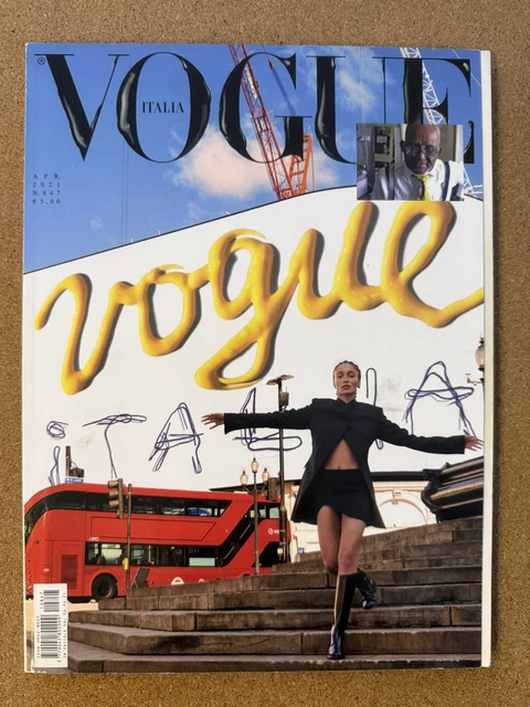 VOGUE ITALIA ITALY 2020 April Magazine #836 White Edition FAR AWAY