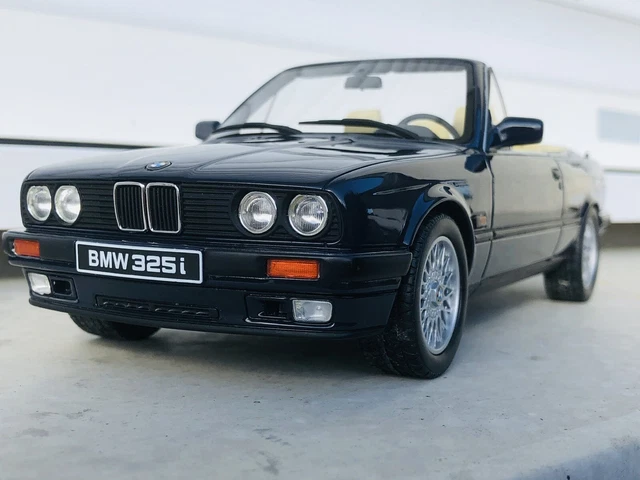 OttOmobile BMW E30 325 I Cabriolet 1993 Voiture Miniature - Bleu | Achetez sur