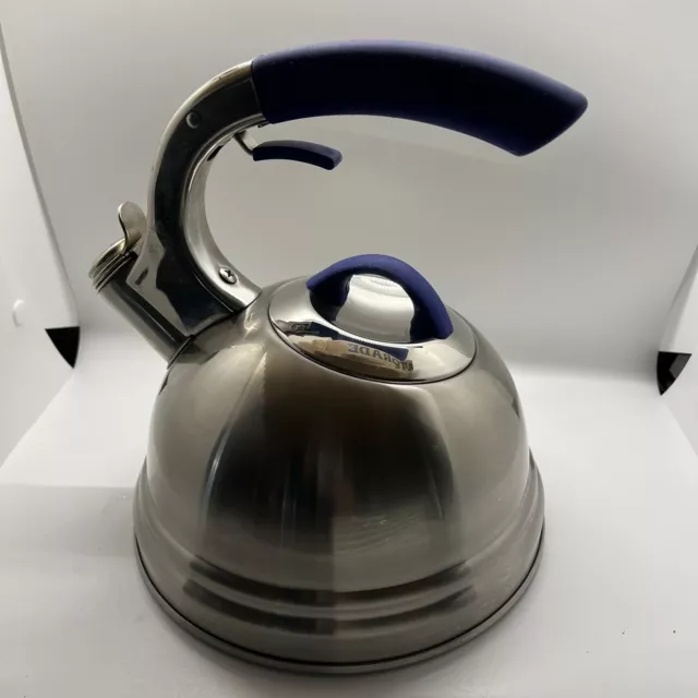 Wolfgang Puck WHISTLING Professional 2.45 QT Stainless Tea Kettle - Dark  Red