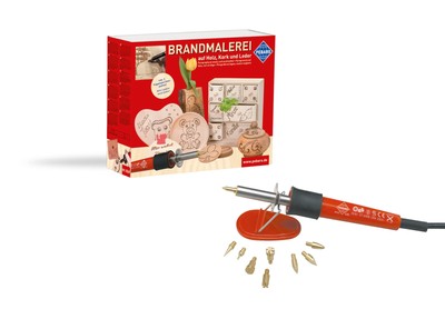 JIAN YA NA 220V 50W Multifunzione Macchina Pirografia Display digitale Zucca Artigianato in legno Strumento per legno e pelle Artigianato Kit attrezzi Set penna Pirografia Macchina 