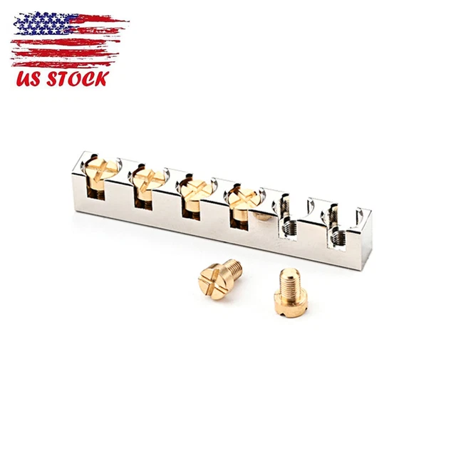 EXQUISITE 42MM BRASS Guitar Nut Height Adjustable Nut for Gibson Les