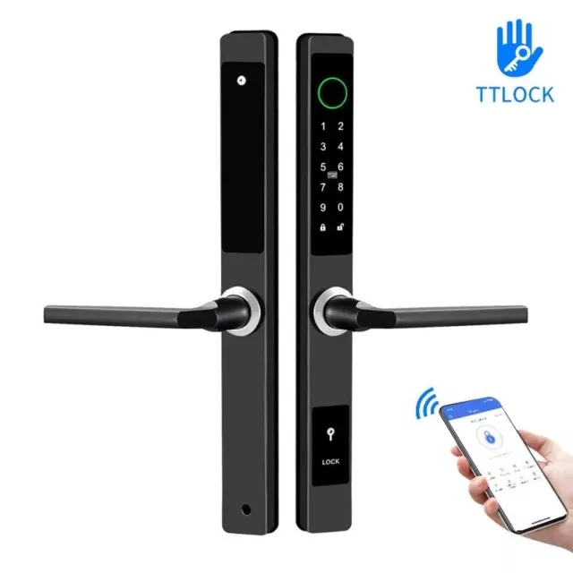 Waterproof Password Lock Remote Control Fingerprint Outdoor Push Sliding Door