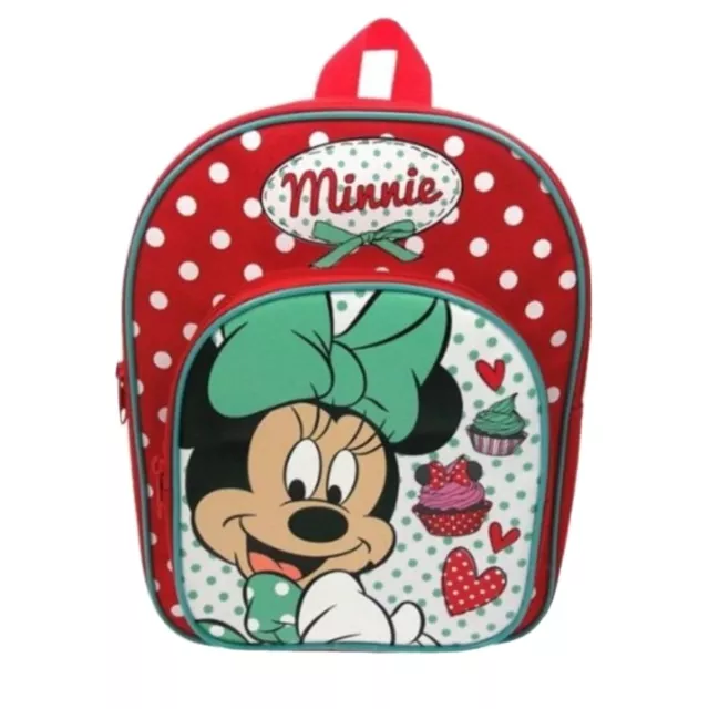 Official Disney Minnie Mouse Character Girls Kids Backpack Rucksack School Bag