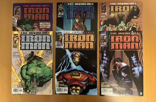 Invincible Iron Man Vol. 2 #2, 3, 5-8 (Marvel Comics 1996) Average NM- 9.2