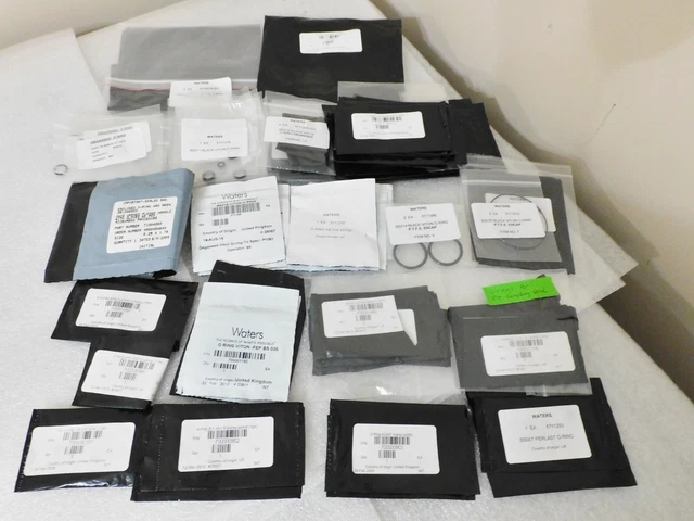 Waters Acquity Uplc Degassed Ni/Graphite-Si Black Viton O-Rings Seals