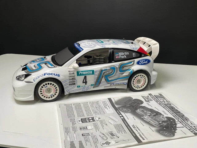 Tamiya Ruote Bianche Offset+2 Per Ford Focus RS WRC 03 26mm - 4 Pezzi #51021