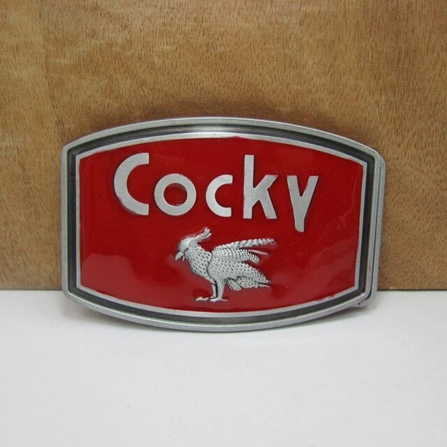 Cocky Belt Buckle Western Cowboy Native American Motorcyclist (CKY-01)