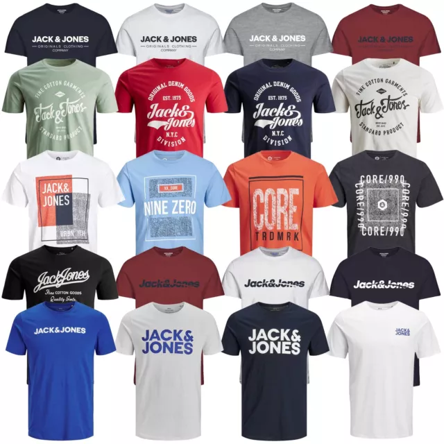 Jack & Jones Herren T-Shirt Rundhals kurzarm Sport Clubwear Party UVP 12,99€