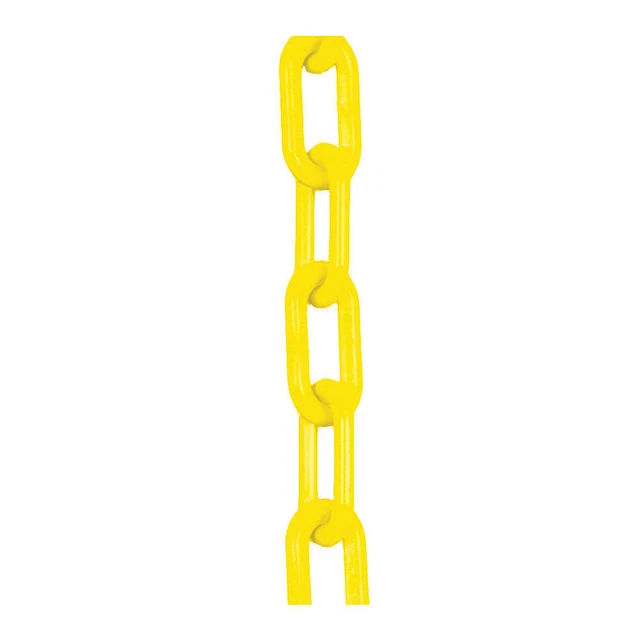 MR. CHAIN 80002-300 Plastic Chain,3 In x 300 ft,Yellow
