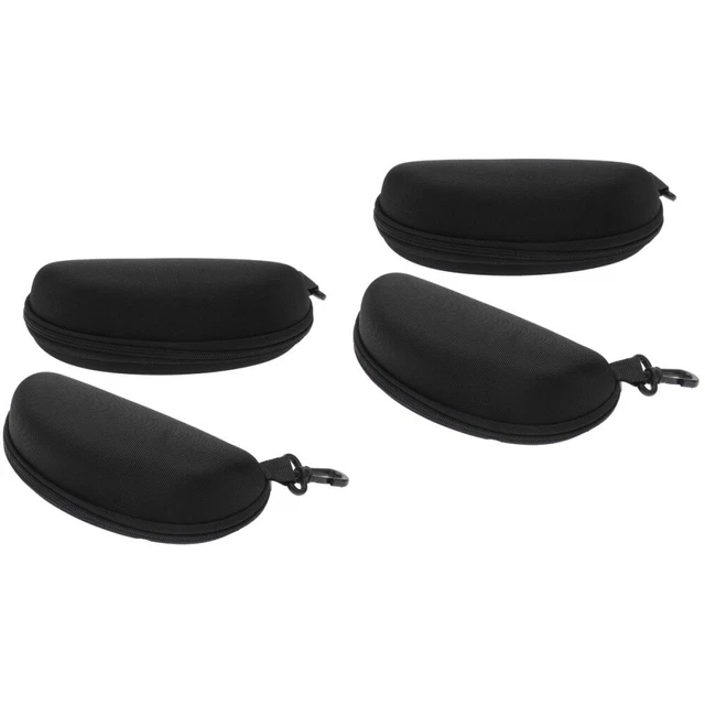 4 Pcs Eyeglasses Case Portable Travel Zipper Holder Sunglasses Organizer Miss