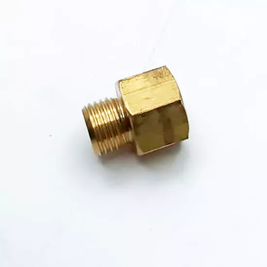 Female 5/8" UNF to  Male M14x1.25  Brass Sump Plug Fitting Thread Adapter