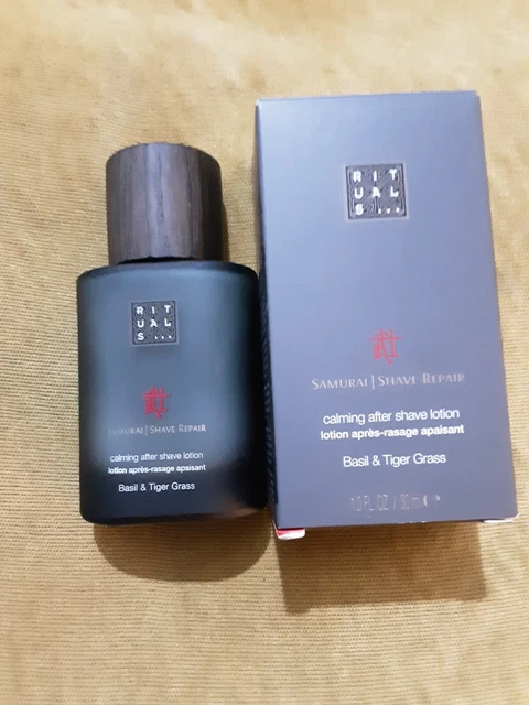 RITUALES SAMURAI REPARACIÓN AFEITADO LOCIÓN CALMANTE. HIERBA DE ALBAHACA Y TIGRE. 30 ml