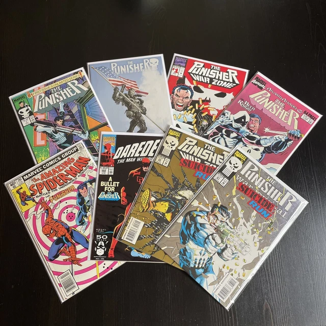 The Punisher Marvel Comics Bundle Lot Key Issues