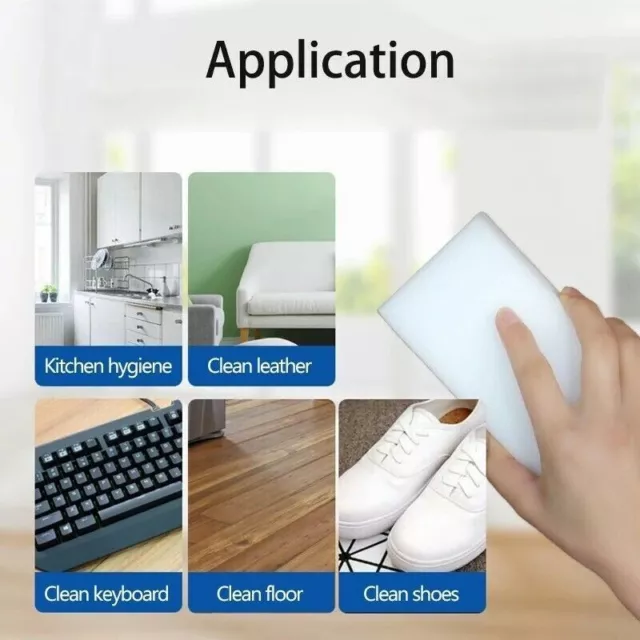 5 éponges magique - éponge gomme magique mélamine ecologique nettoyage facile