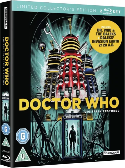 Doctor Who Daleks Double Bluray Limited Edition