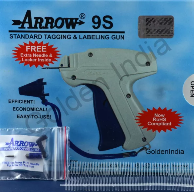 Arrow Price Tag Gun Extra Needle 1000 2" WHITE Barbs Clothing Tagging Attacher