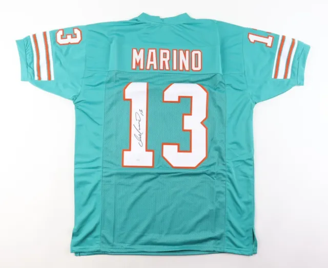 Dan Marino Signed Autographed Miami Dolphins Custom Jersey Jsa Coa