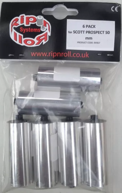 Scott Prospect 50mm Roll Off Films Canisters 6 Pack